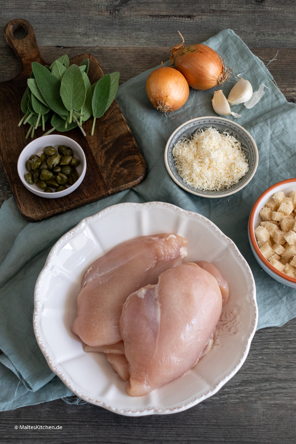 Zutaten für die Polpette die Pollo