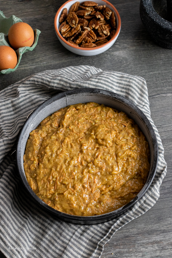 Carrot Cake Teig