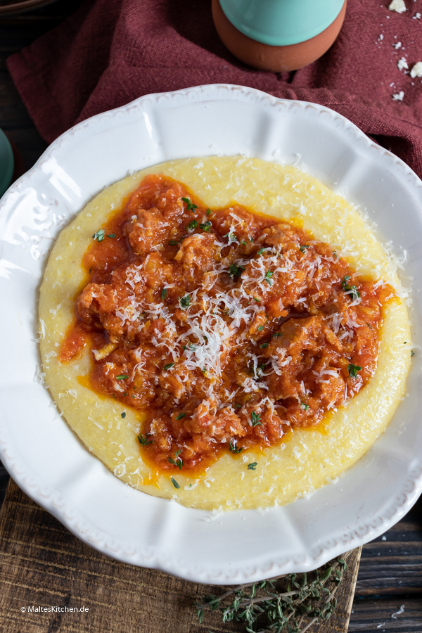 Sehr leckeres Salsiccia-Ragout mit Tomatensauce