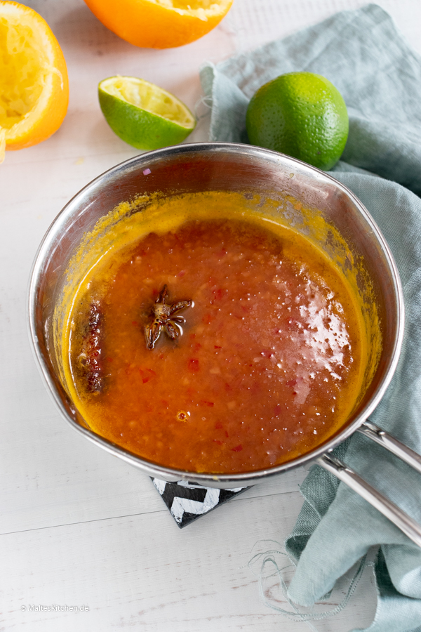 Marinade für die Mango-Salsa