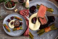 Rinderfilet mit Rotwein-Shcalotten-Sauce und Selleriepüree