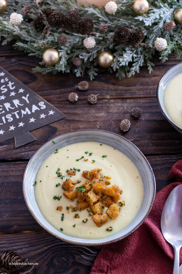 Leckere Vorsuppe für Weihnachten