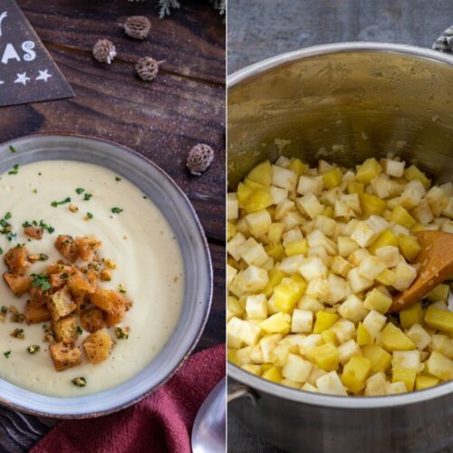 Rezept für eine Sellerie-Kartoffel-Suppe