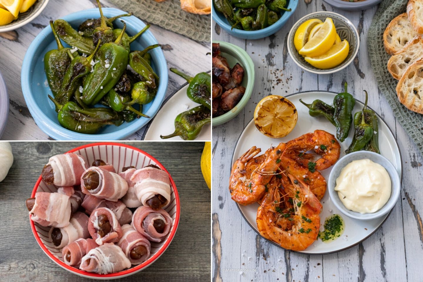 Tapas vom Gasgrill