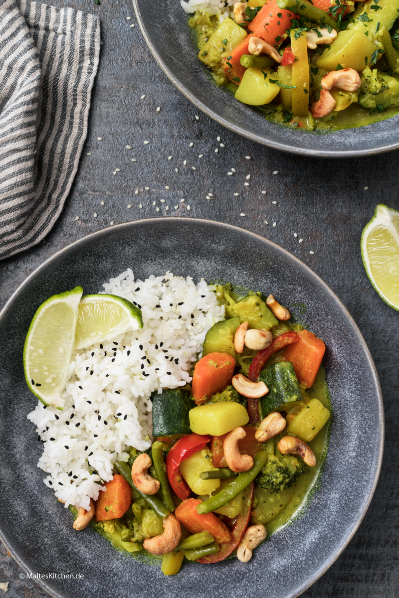 Schnelles Gemüse-Kartoffel-Curry