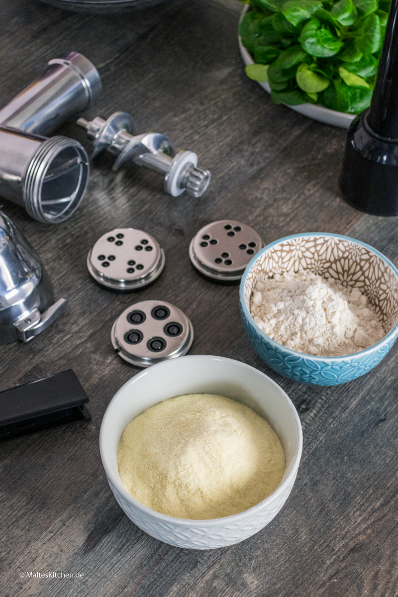 Pasta selbst machen mit der Bosch OptiMUM