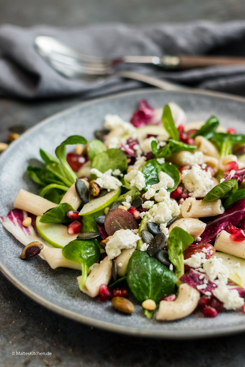 Leckerer Nudelsalat für den Winter