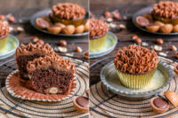 Rezept für schokoladige Toffifee Muffins mit Nougat-Topping