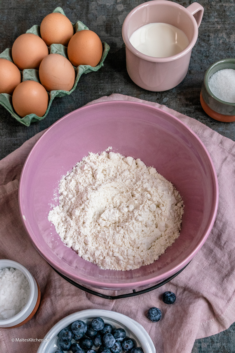 Zutaten für den Pancake