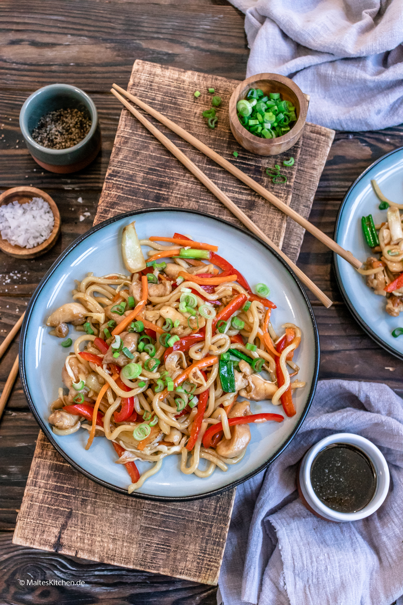 Leckere Bratnudeln aus dem Wok