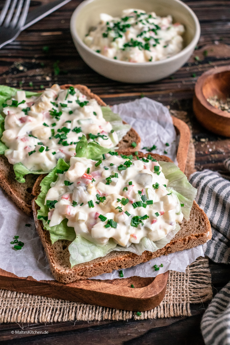 Leichter Eiersalat mit Joghurt