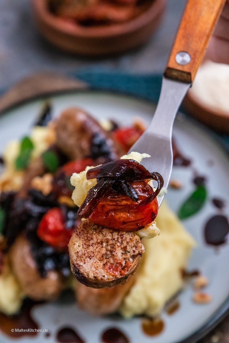 Leckere selbstgemachte Wurst