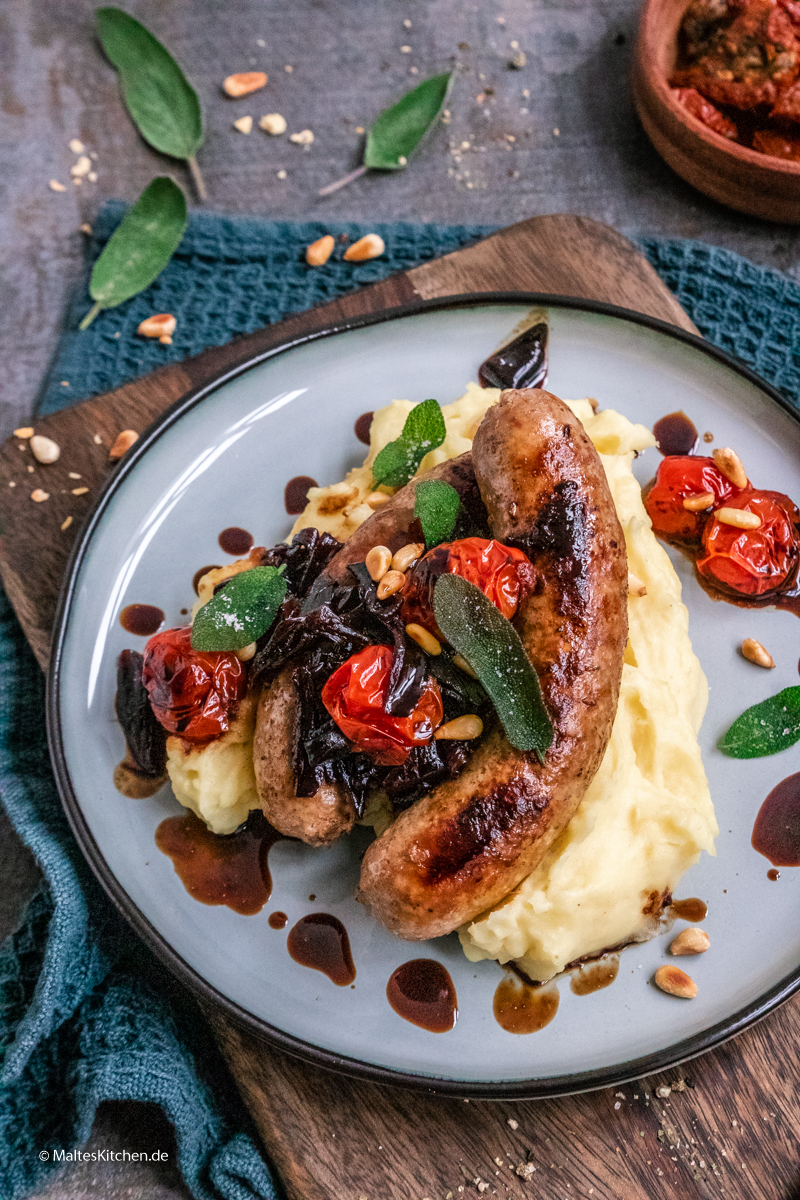 Italienische Wust mit Fenchel, Parmesan und getrockneten Tomaten