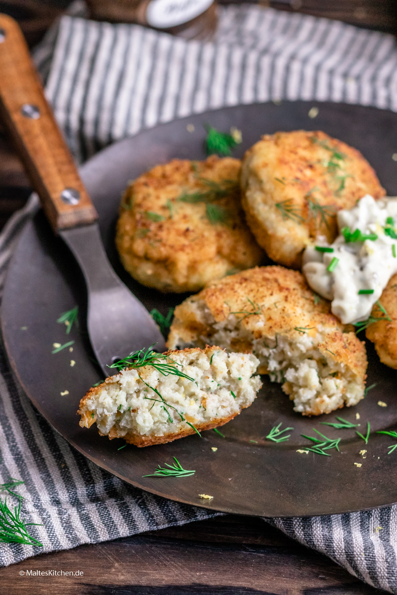 Selbstgemachte Fischfrikadellen mit der Bosch OptiMUM