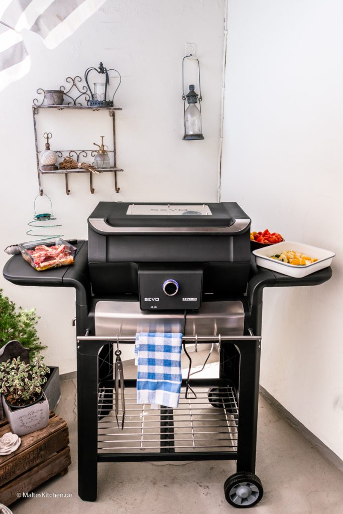 SEVO GTS Elektrogrill mit Deckel von SEVERIN