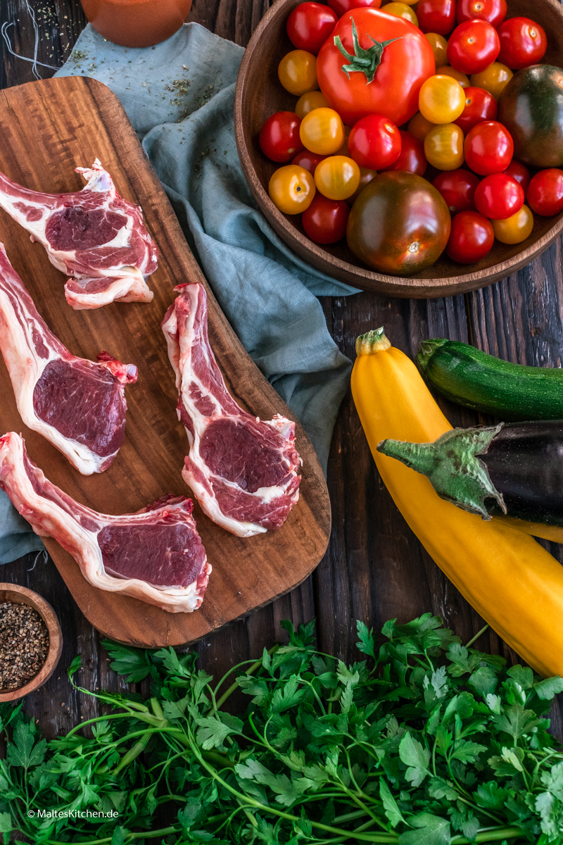 Lammkoteletts zum Grillen
