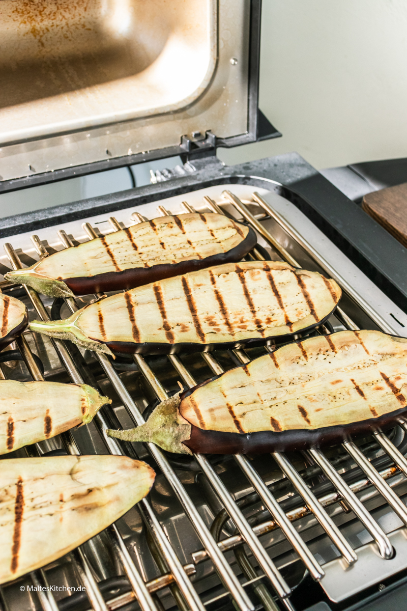 Gegrillte Auberginen