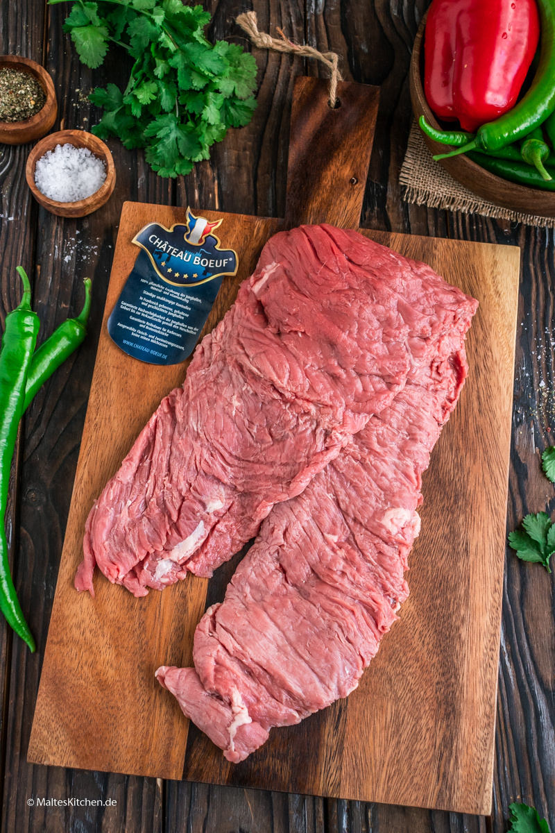 Das Bavette oder Flanksteak von Château Boeuf