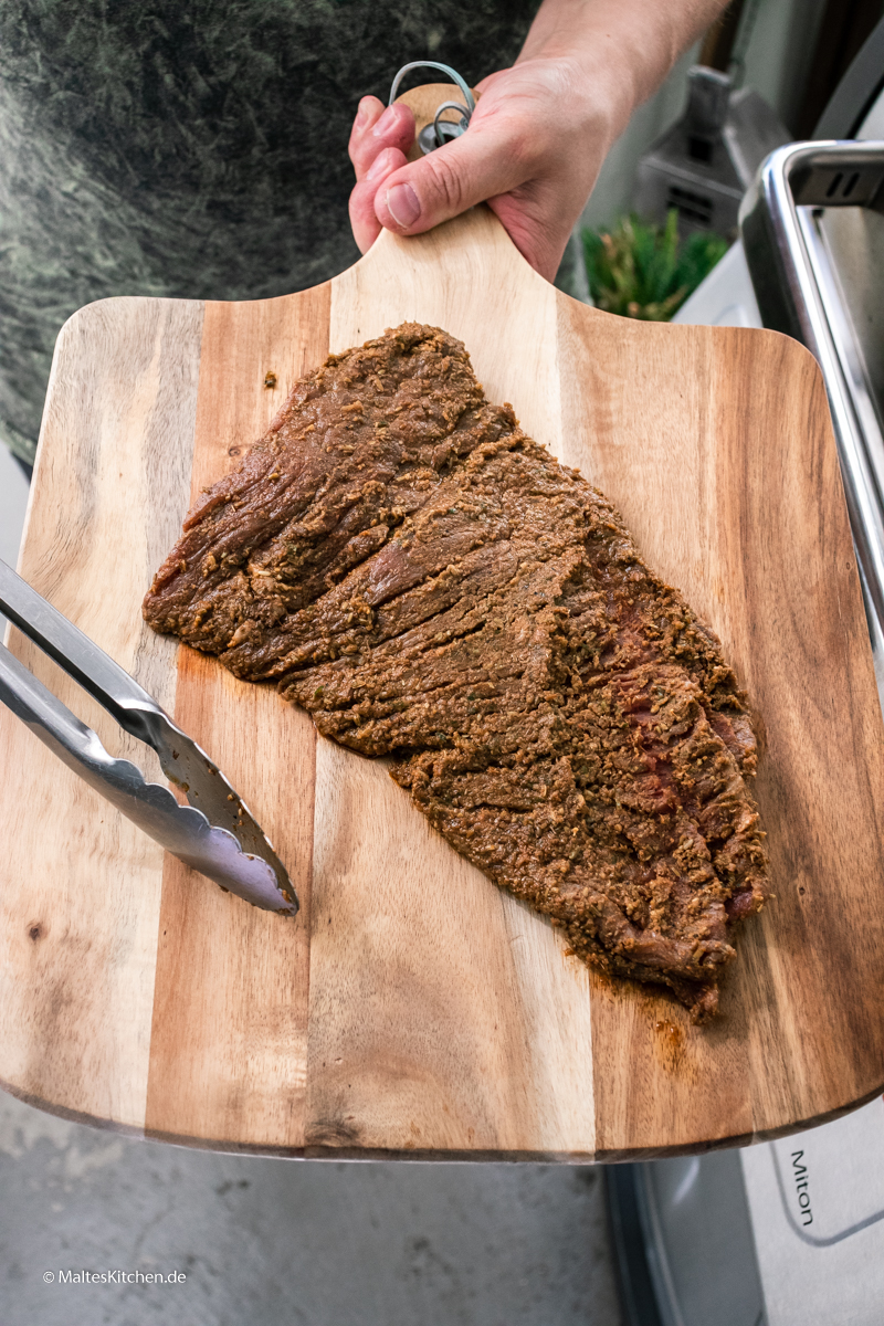 Das marinierte Bavette