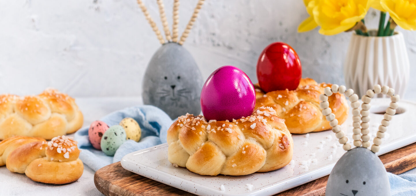 Rezept Osterkänze aus Hefeteig