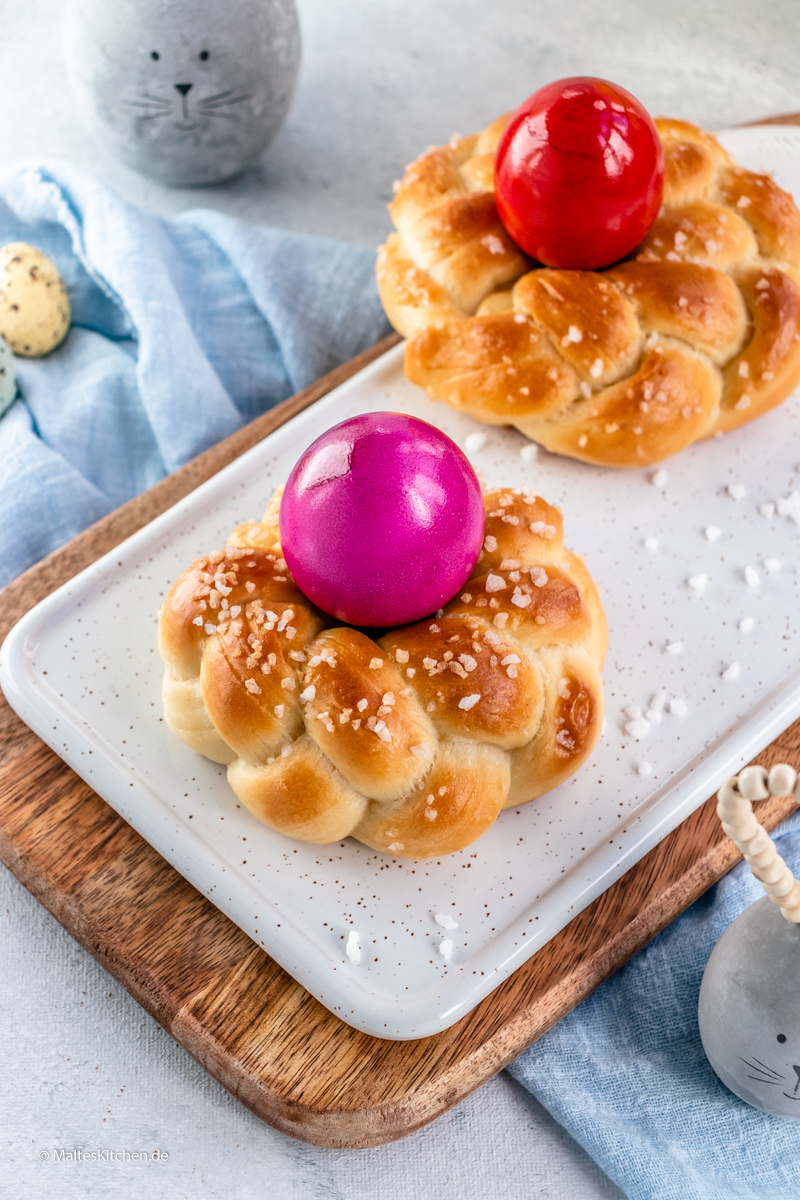 Süße Osterkränze zu Ostern