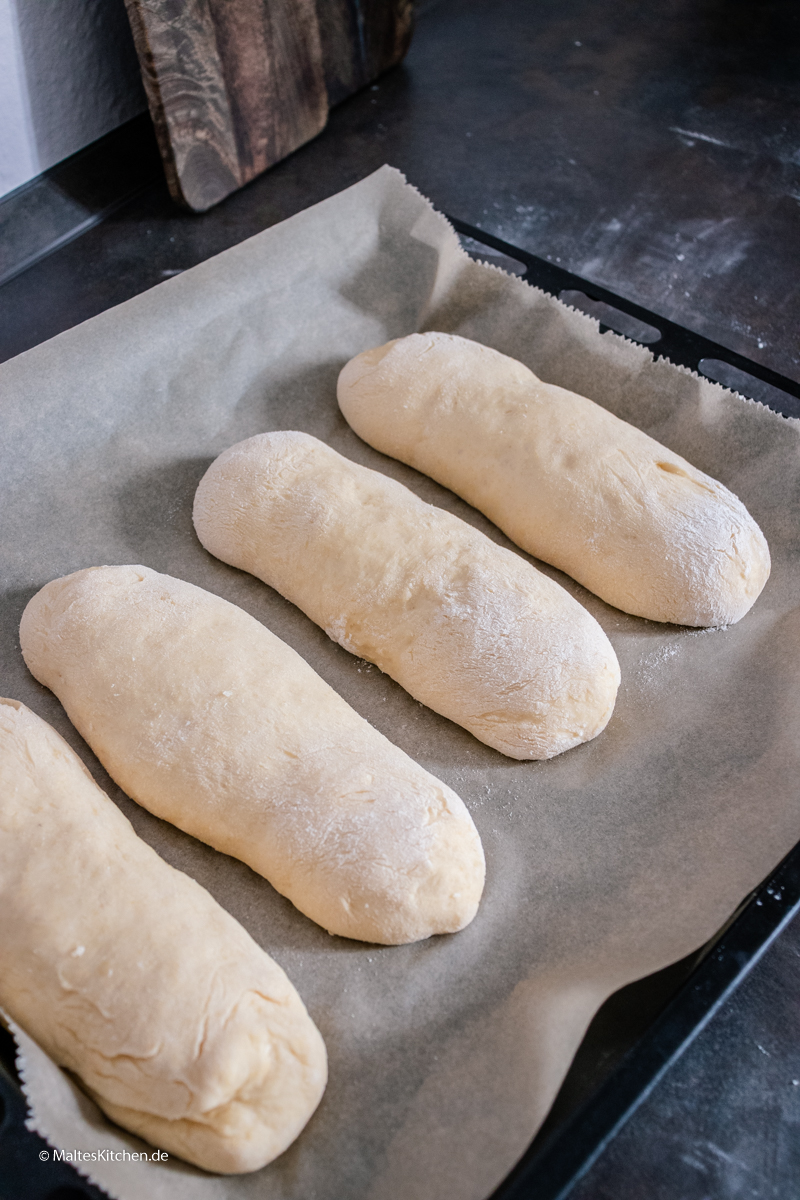 Selbestgebackenes Sandwich Brot