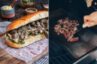 Rezept Philly Cheese Steak Sandwich vom Grill