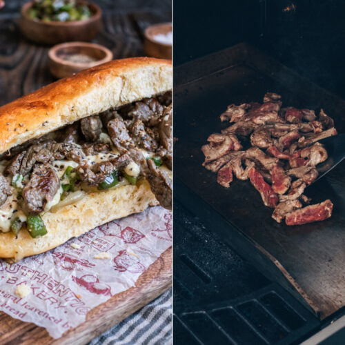 Rezept Philly Cheese Steak Sandwich vom Grill