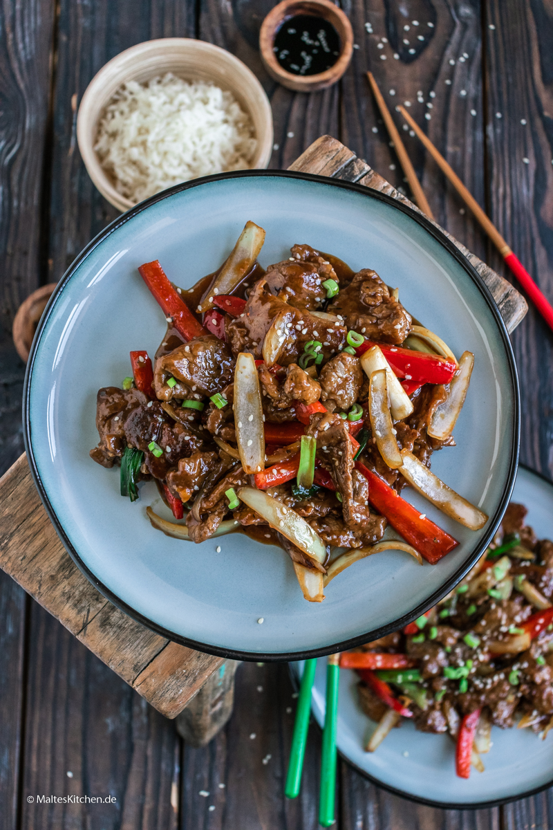 Rindfleisch in Pfeffersauce