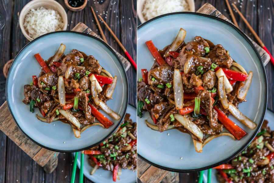 Rezept Rindfleisch in würziger Pfeffersauce