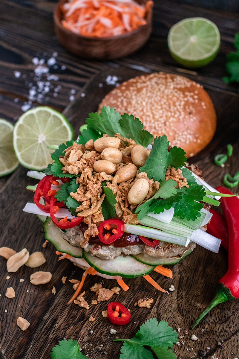 Leckerer Banh Mi Burger
