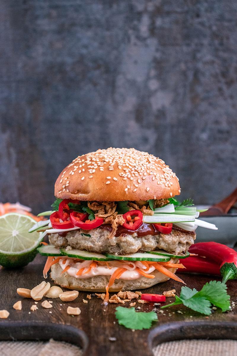 Saftiger Banh Mi Burger