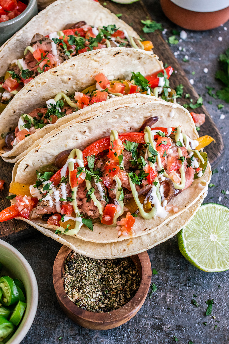 Super leckere Fajitas mit Rindfleisch
