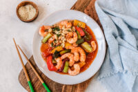 Rezept Pacific Prawns süß-sauer mit Gemüse