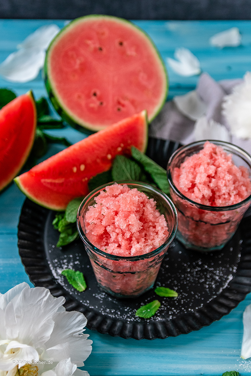 Granita mit Wassermelone