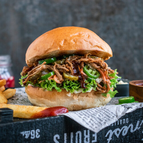 Rezept Pulled Pork Burger vom Elektrogrill