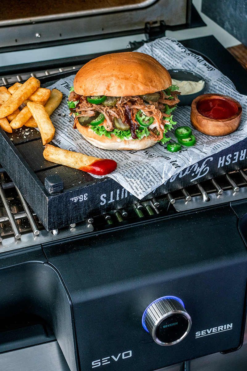 Pulled Pork vom SEVO GTS von SEVERIN