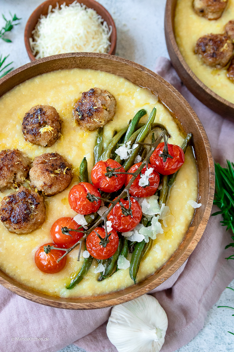 Leckere Tomaten mit Bohnen aus dem Ofen