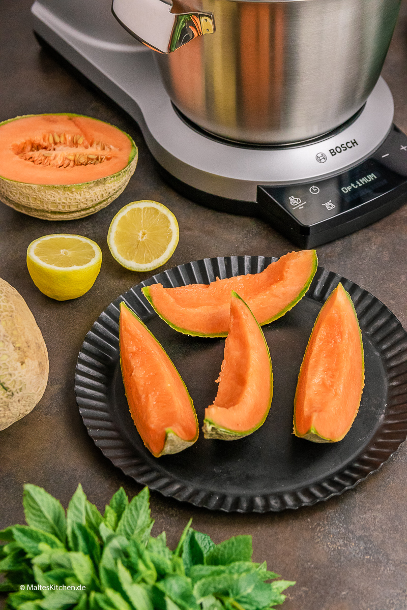 Leckerer Shake aus der Cantaloupe Melone