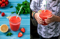 Rezept für einen Strawberry Frozen Smoothie
