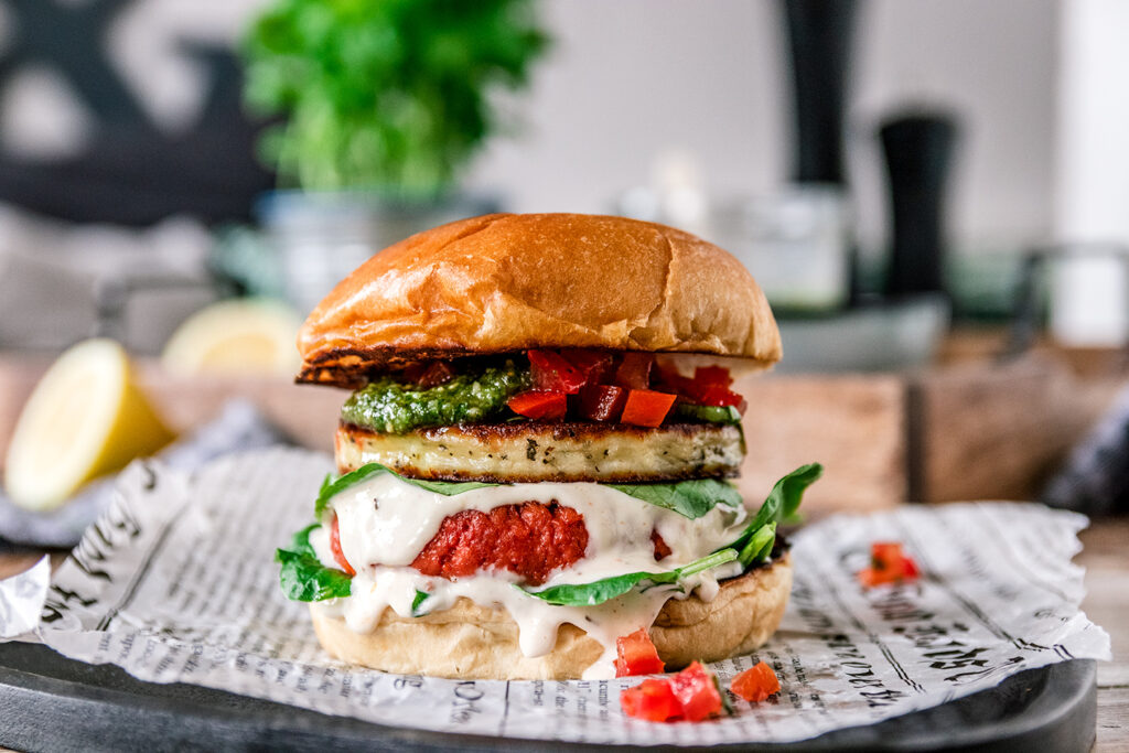 Super leckerer Wonder Burger mit Grilltaler