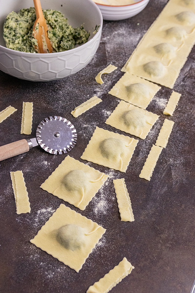 Ravioli nach Art des Hauses.