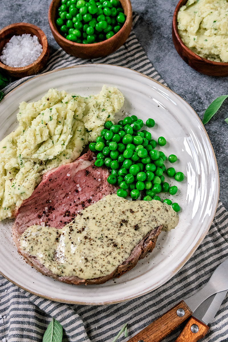 Saftiger Cote de Boeuf Rinderbraten