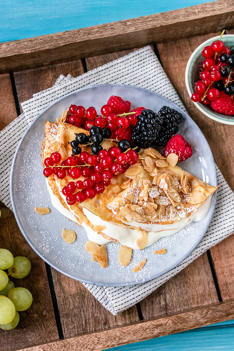 Einfach nur leckere Pfannkuchen zum Genießen.