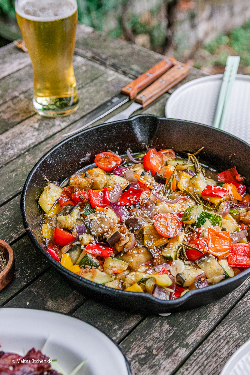 Ratatouille vom Grill.
