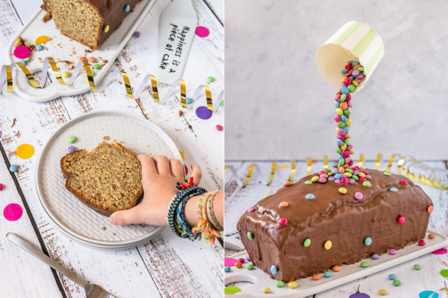 Rezept Nusskuchen mit Zucchini als Anti-Gravity Kuchen