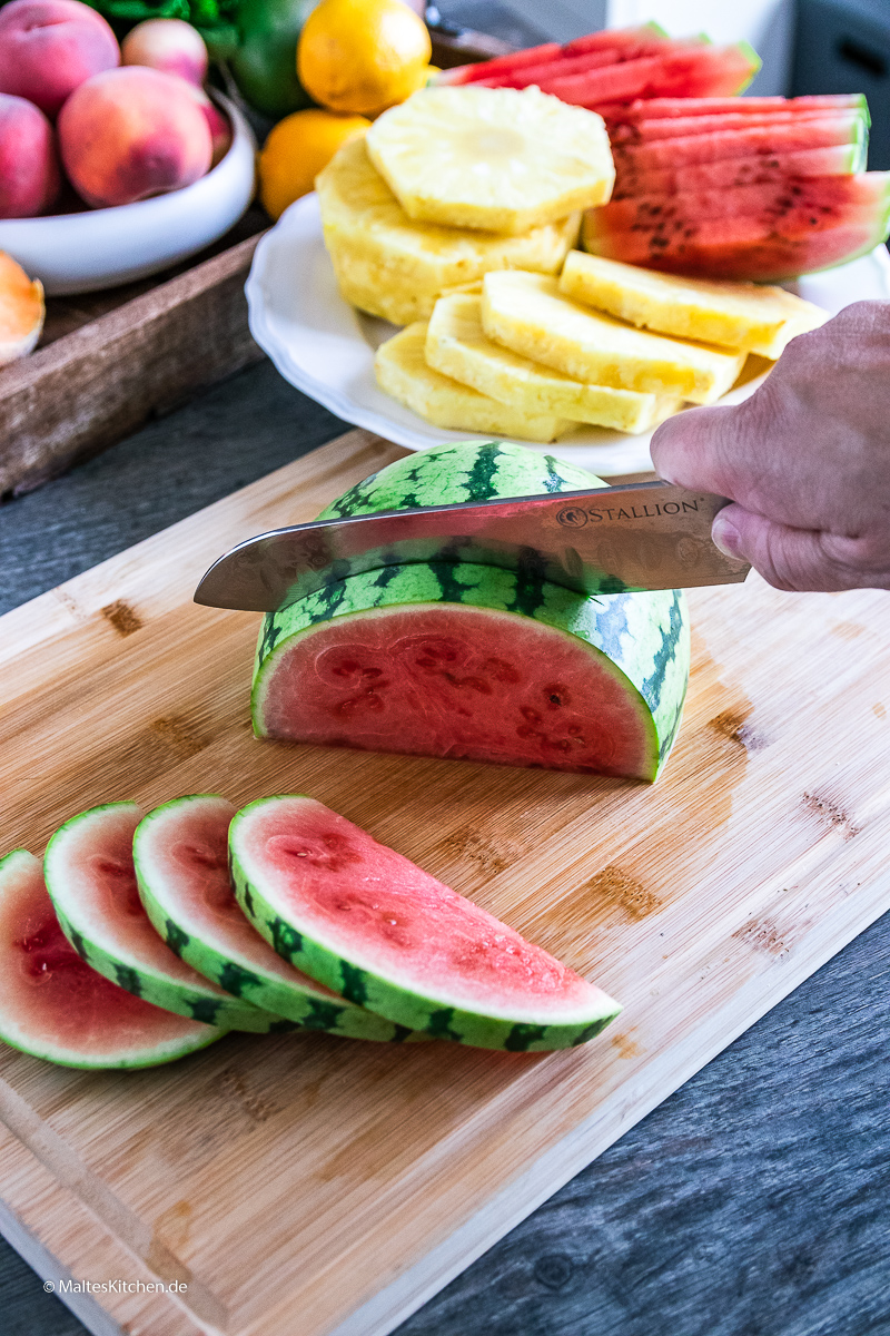 Obst für den Obstsalat.