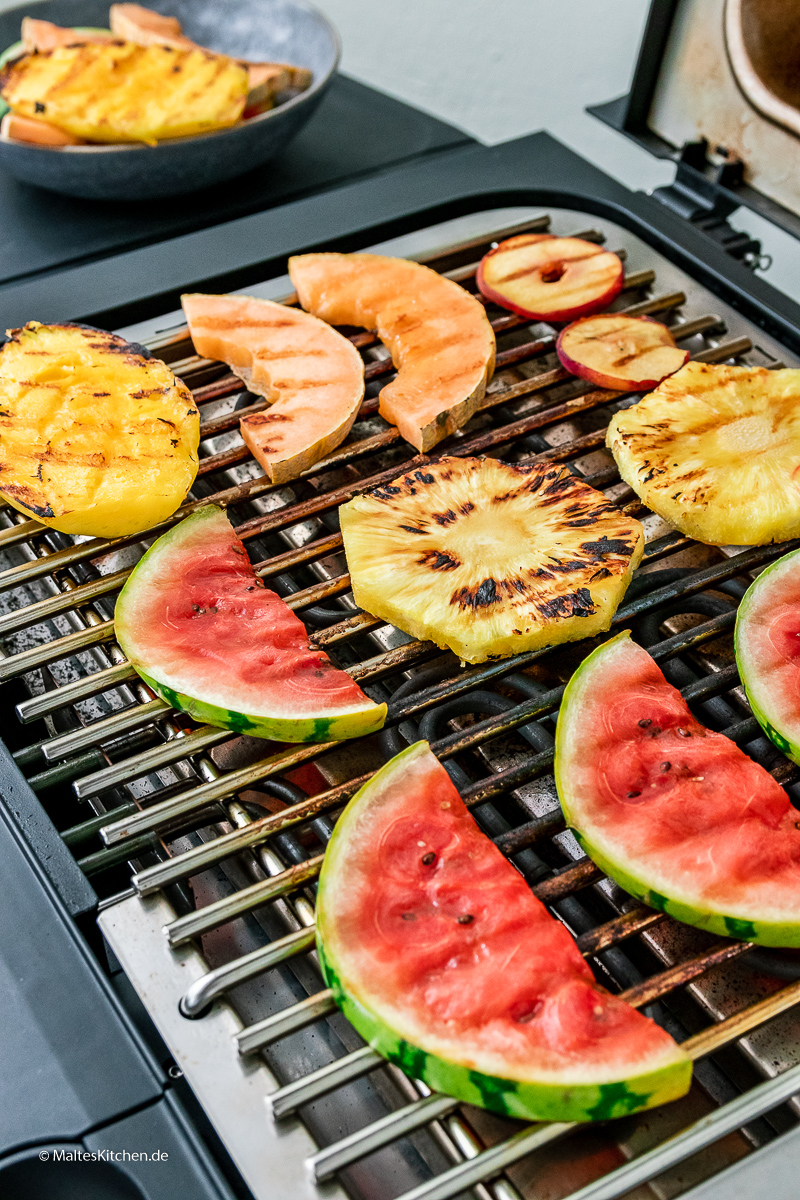 Obst grillen mit dem SEVO GTS.