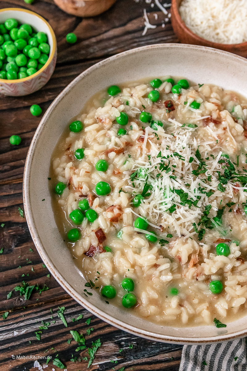 Cremiges und schlotziges Risotto.