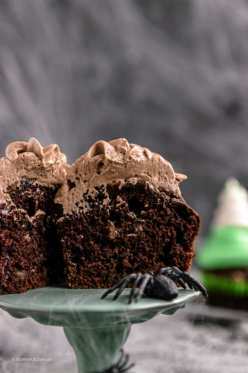 Saftig, leckere Double Chocolade Muffins.